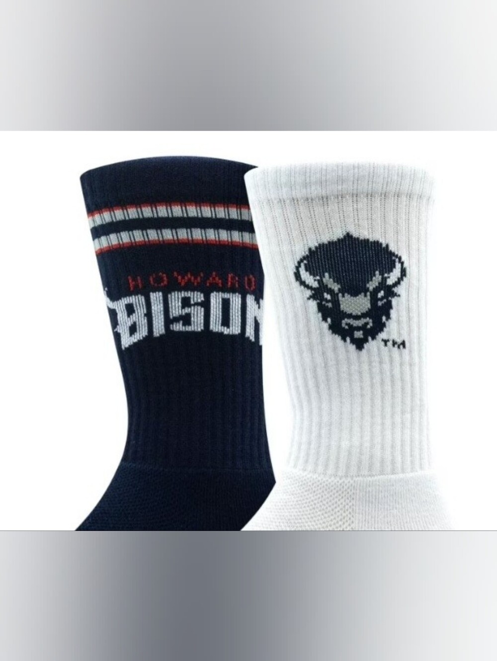 Howard University Bison 2 Pack Socks
